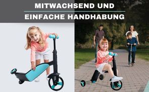 Mitwachsendes Kindefahrzeug mit maximalen Fahrkomfort!