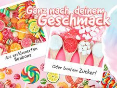 ZUCKERWATTE NACH DEINEM GESCHMACK!