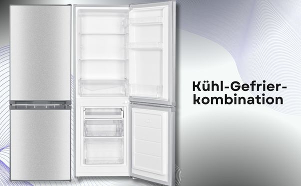 Kompakte Kühl Gefrierkombination mit modernem Design