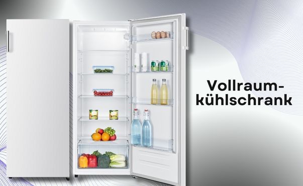 Großer Vollraumkühlschrank für effiziente Nutzung