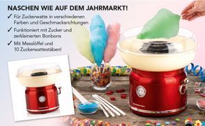 ZUCKERWATTE WIE AUF DEM JAHRMARKT!