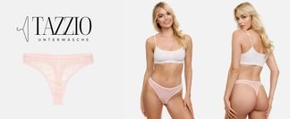 Unterwäsche – Femininer String Tanga mit filigranem Muster.