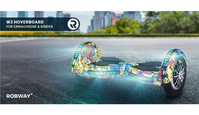 ROBWAY W3 Hoverboard - Souverän über den Asphalt gleiten