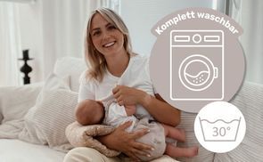 Komplett waschbar