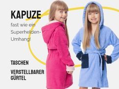 Kapuze und Taschen für kleine Helden