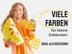 Perfekt als Geschenk – Kinderbademantel in vielen Farben