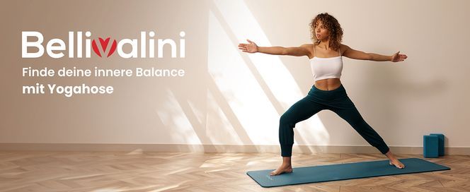 Bellivalini Yoga-Hose mit Rock 3/4