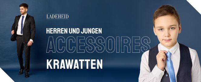 Entdecken Sie die stilvollen Krawatten von Ladeheid für Herren und Jungen.