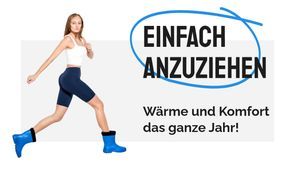 Einfach anzuziehende Gummistiefel Einlagen