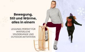 Bewegung, Stil und Wärme – Perfekt für Outdoor Aktivitäten