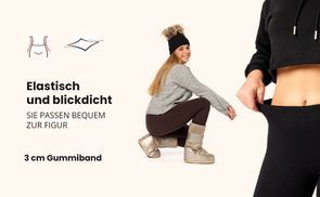 Elastisch und blickdicht – Perfekt sitzend mit bequemem Bund