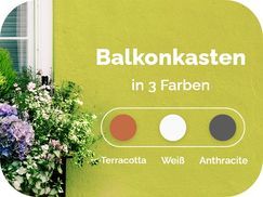 Balkonkasten in 3 Farben