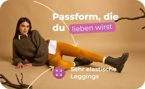 Perfekte Passform – Sehr elastische Thermo Leggings