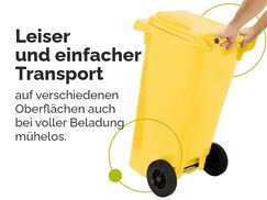 Leiser Transport auf allen Flächen