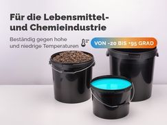 Aus Polypropylen (PP) chemiebeständig und lebensmittelecht