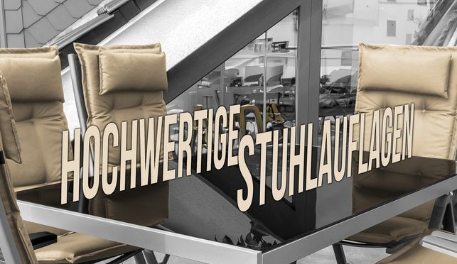 Hochwertige Stuhlauflagen