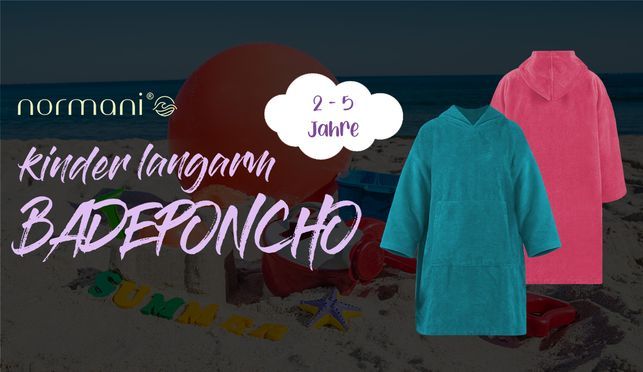 Kinder langarm Poncho