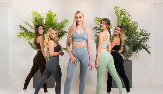 SMILODOX Damen Leggings Amaze Scrunch Pro – High Waist V Shape Sporthose mit Scrunch & Butt Lift