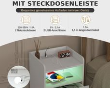 Mit Steckdosenleiste