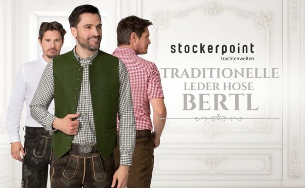 Elegante Trachtenlederhose Bertl