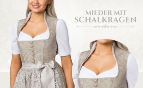 Schalkragen Mieder