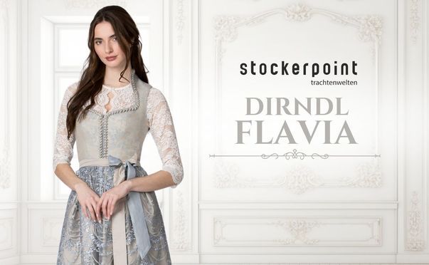 Vorzügliches Dirndl Flavia in Taupe