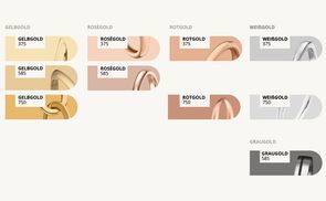 Goldlegierungen & Farbunterschiede
