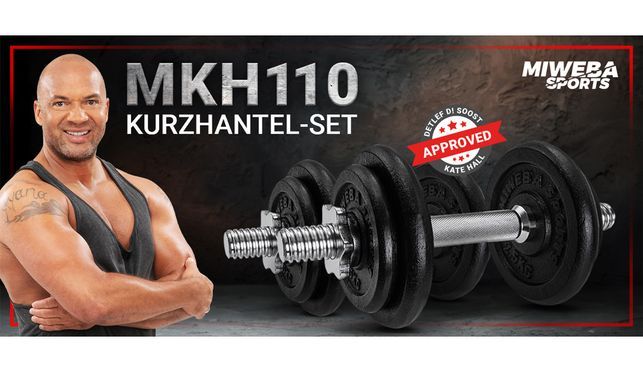 Miweba Sports Kurzhantel MKH110