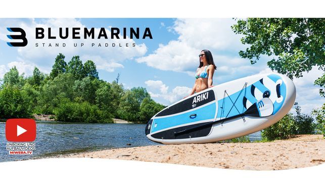 Bluemarina Stand Up Paddle Board Ultrastabil und einsteigerfreundlich