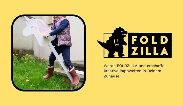 Basteln, reiten, entdecken die Steckenpferde von FOLDZILLA