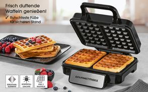 2 FRISCHE WAFFELN GLEICHZEITIG BACKEN!