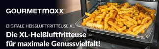 MAXIMALER GENUSS DURCH DIE XL HEISSLUFTFRITTEUSE!