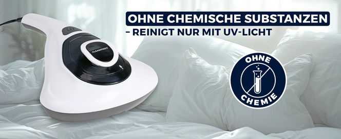 ENTFERNE MILBEN UND CO. NUR DURCH UV LICHT!