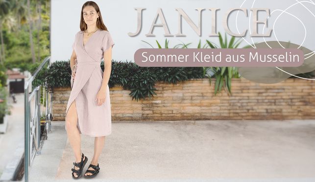 Leichter Sommer Kleid aus Musselin von Janice