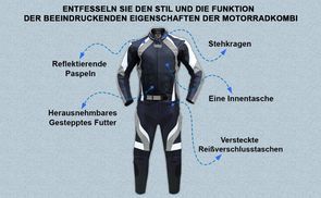 Funktion der Motorradkombi beeindruckende Eigenschaften