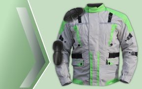 Textil Motorradjacke mit Protektoren