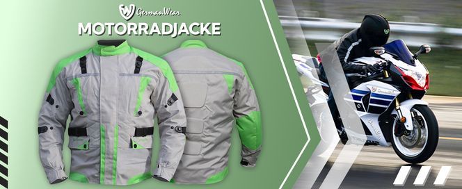 Textil Motorradjacke Kombiniert Herausnehmbares Futter