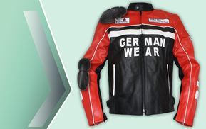 Motorradjacke mit Protektoren