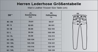 Finden Sie Ihre Passform mit der Größentabelle