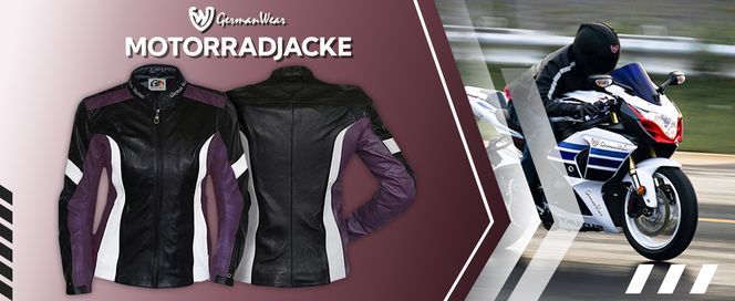 Motorrad Jacke aus Kalbsleder für Damen