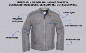 Funktion der Lederjacke beeindruckende Eigenschaften