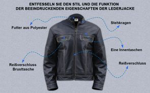 Funktion der Lederjacke beeindruckende Eigenschaften