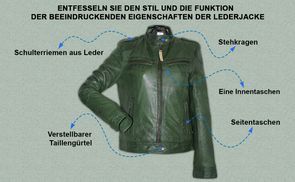 Funktion der Lederjacke beeindruckende Eigenschaften