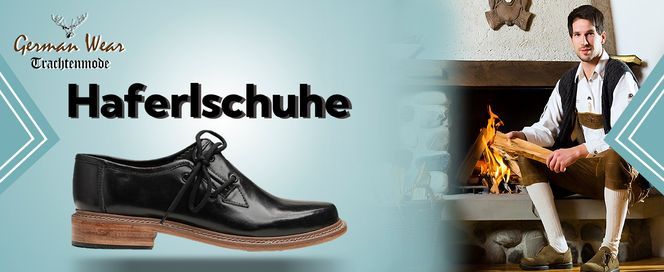 Haferlschuhe mit Ledersohle Trachtenschuhe Schuhplattler Tanzschuhe für Herren