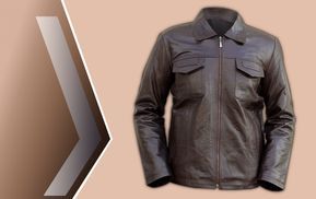 Nappalederjacke für Herren 