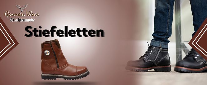 Schnürboots Stiefeletten Lederschuhe mit Reißverschluss echtleder Schuhe für Herren