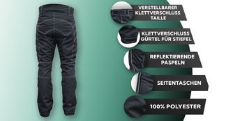 Motorrad Polyester Hose mit vielen Funktionen