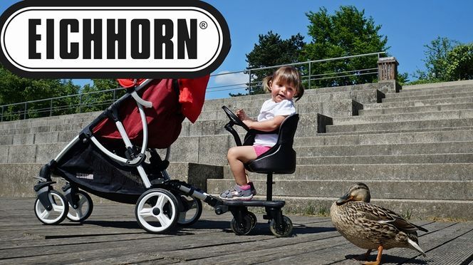 Eichhorn Cozy B Rider Geschwistersitz für Kinderwagen und Buggys