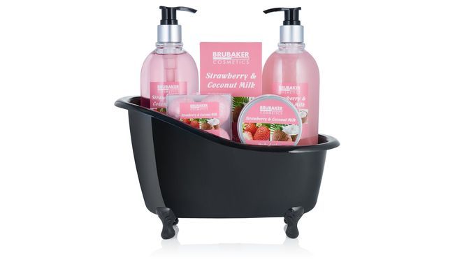 Verschenken Sie SPA Feeling der Extraklasse mit dem BRUBAKER Cosmetics Badewannen Beauty Set!