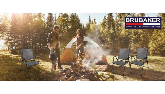 Komfortabler Stuhl Bergamo für Outdoor und Camping